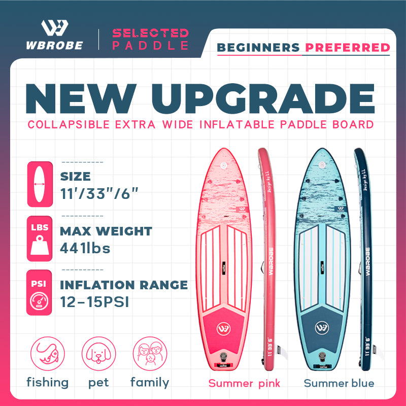 Inflatable Stand Up Paddle Board - Light Summer