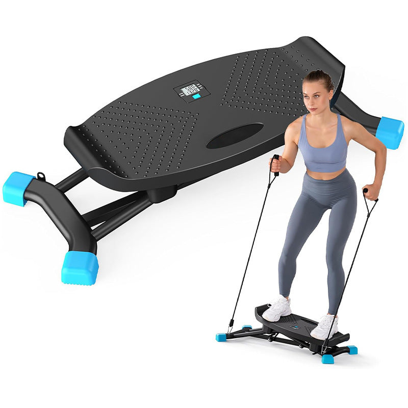 Ski Machine Simulated Ski Trainer Adjustable Height Exercise Equipment - HBJ01