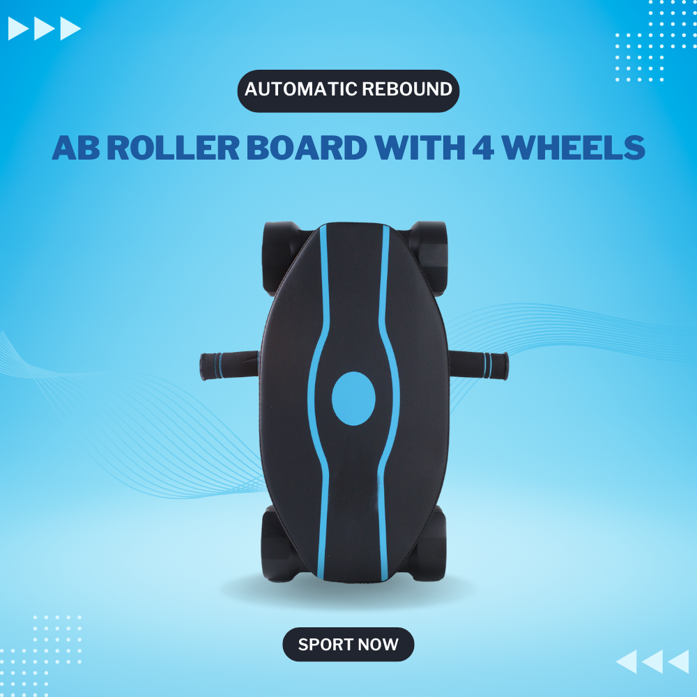 Ab Roller Board with 4 Wheels Fitness Rolling Board - JFL090