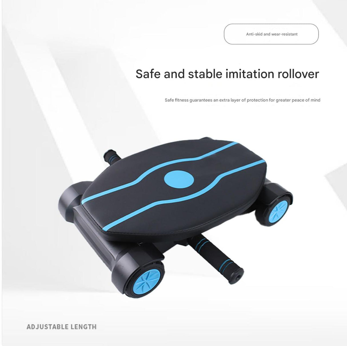 Ab Roller Board with 4 Wheels Fitness Rolling Board - JFL090