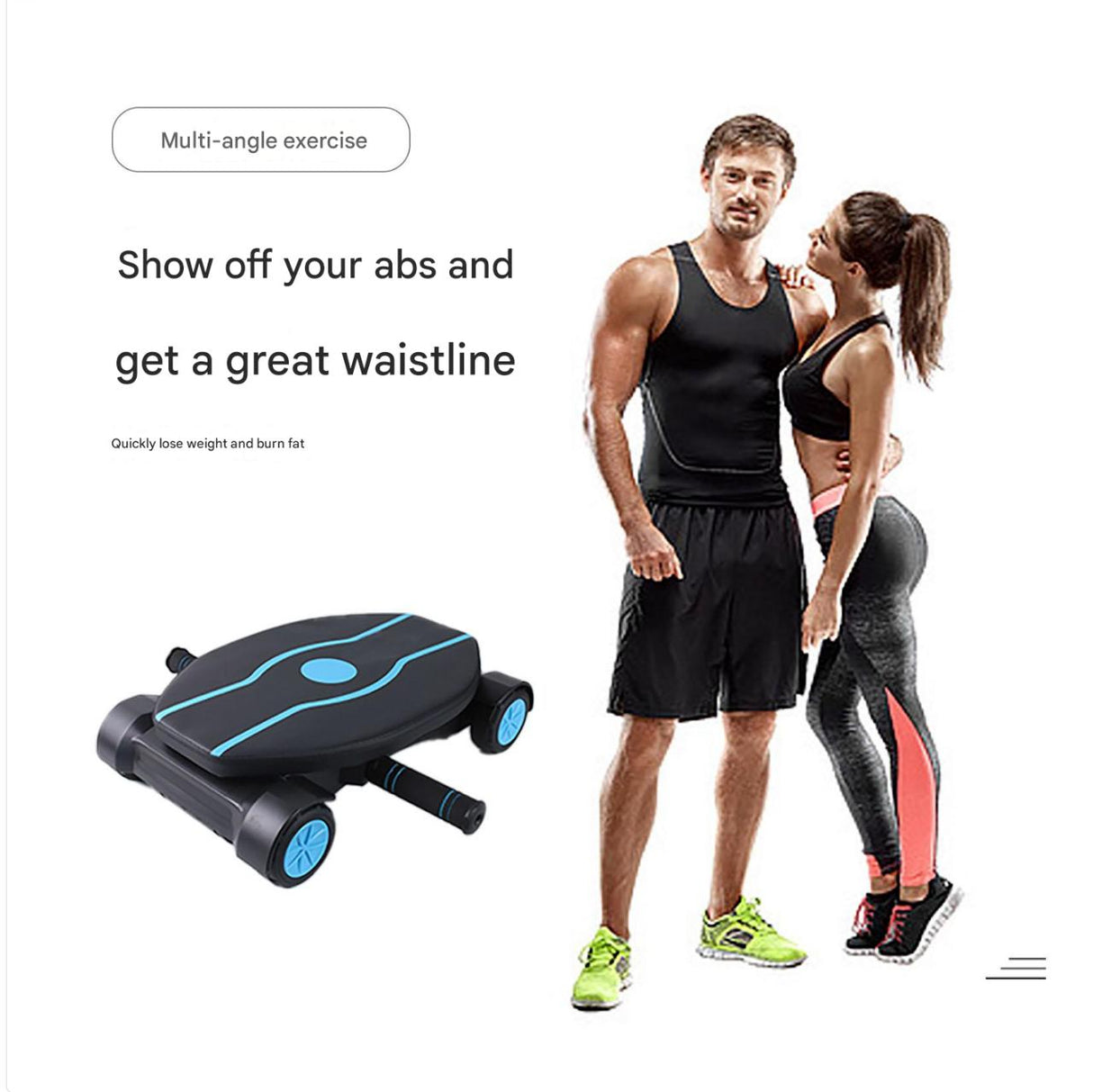 Ab Roller Board with 4 Wheels Fitness Rolling Board - JFL090