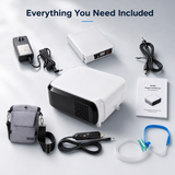 Lightweight 3L/min Continuous Flow Portable Battery Oxygen Concentrator with Carrying Bag HC-30M