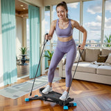 Ski Machine Simulated Ski Trainer Adjustable Height Exercise Equipment - HBJ01