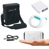 Lightweight 3L/min Continuous Flow Portable Battery Oxygen Concentrator with Carrying Bag HC-30M