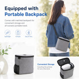 Lightweight 3L/min Continuous Flow Portable Battery Oxygen Concentrator with Carrying Bag HC-30M